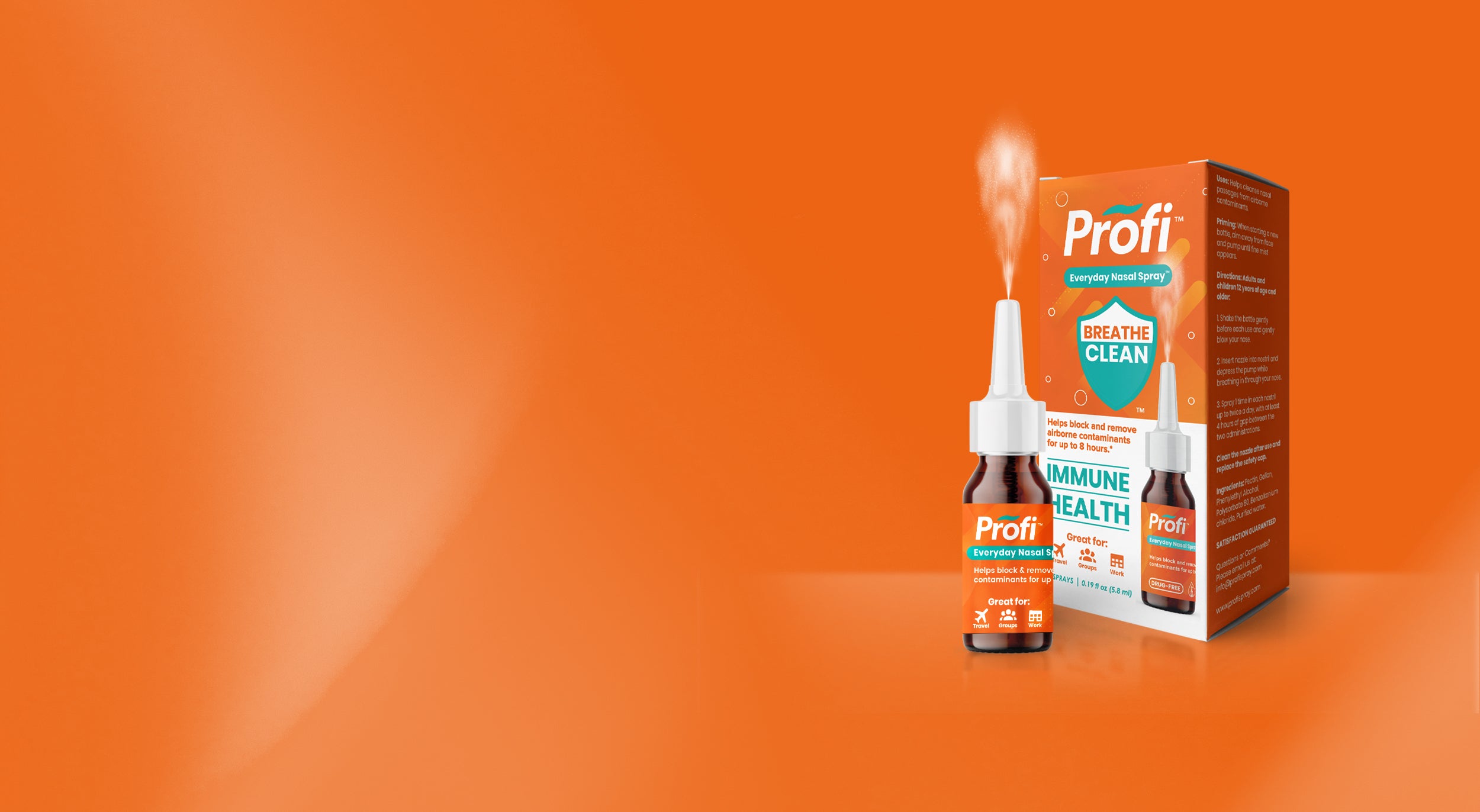 Profi Nasal Spray: Profi - Breathe Clean Nasal Spray